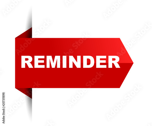 banner reminder