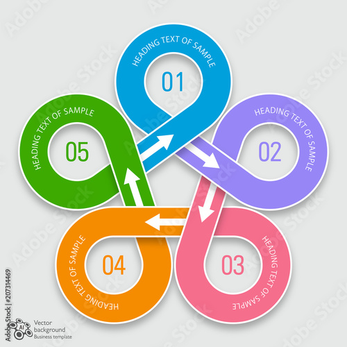 5-Step Process #Vector Graphics