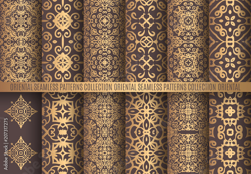 Golden Arabesque Patterns