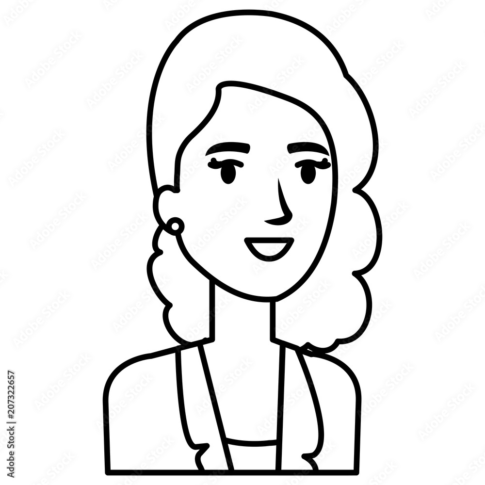 businesswoman avatar character icon vector illustration design businesswoman avatar character icon vector illustration design
