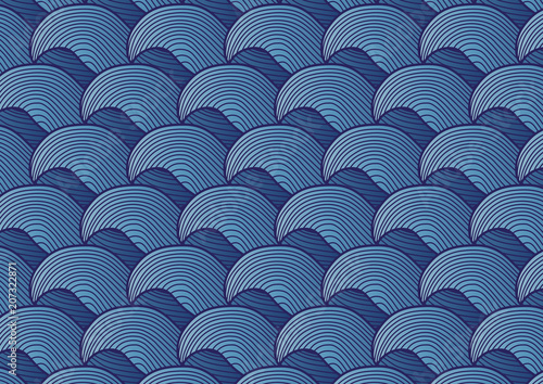 vague - mer - fond - arrière plan - marin