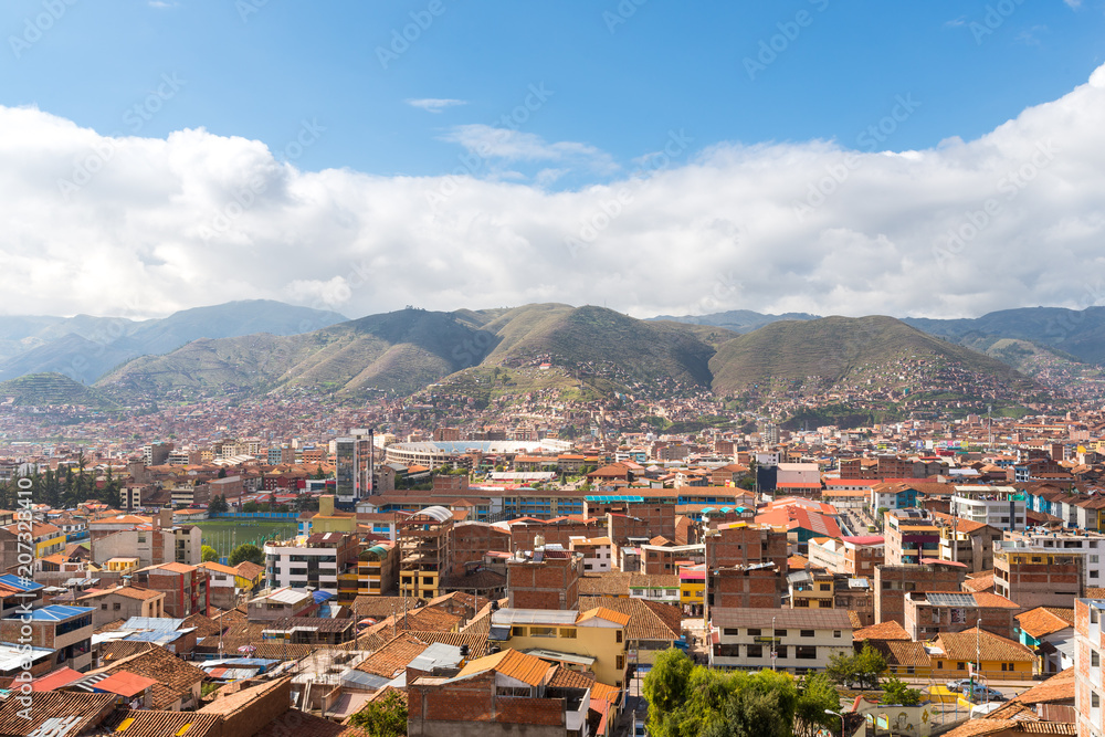 Beautiful Panoramic View of Cusco Beautiful Panoramic View of Cusco