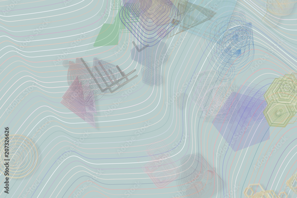 Obraz premium Abstract, decorative, illustrations, pattern for design texture & background.