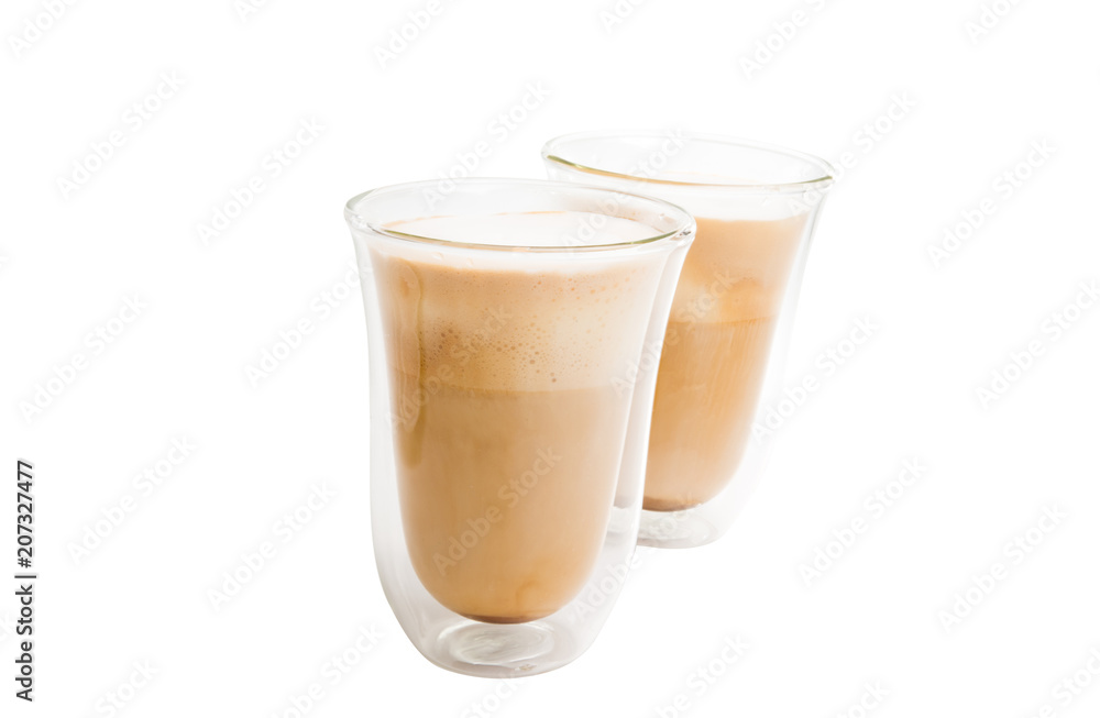 Latte coffee isolated Latte coffee isolated