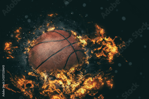 Basketball background. © maticsandra