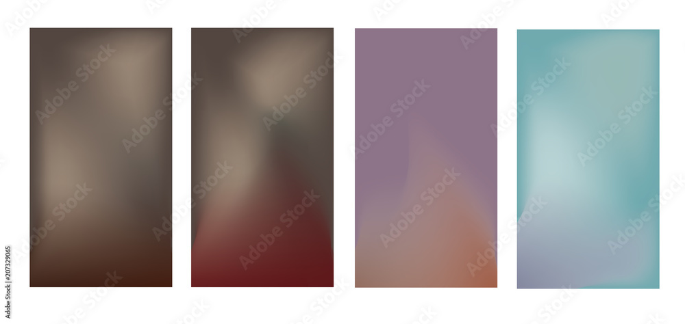 Smartphone modern background set. Smartphone modern background set.