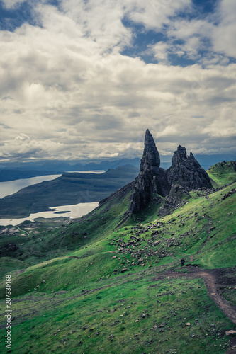 View to Old Man of Storr in...