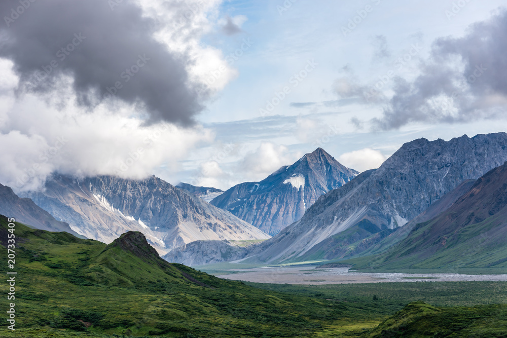 Rough Peaks of Alaska's Denali National Park