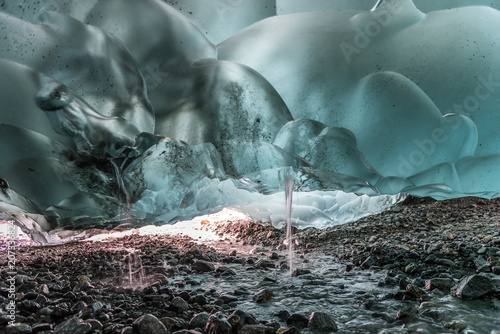 Alaska's Mendenhall Glacier Ice Cave photo