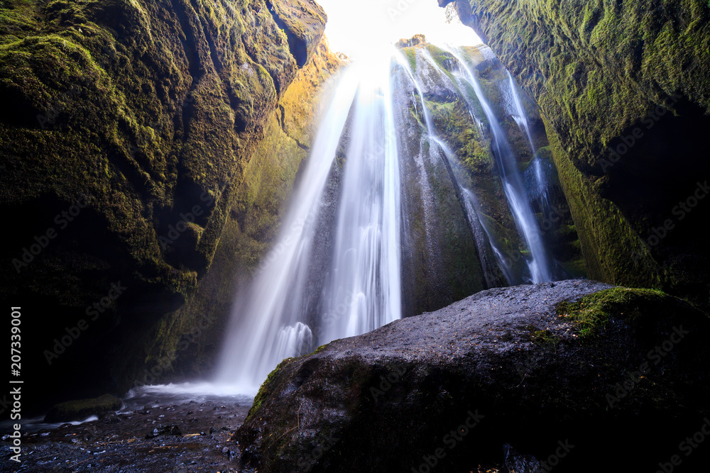 Naklejka premium Iceland Waterfall