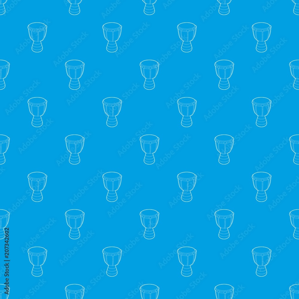 Tam tam pattern vector seamless blue repeat for any use Tam tam pattern vector seamless blue repeat for any use