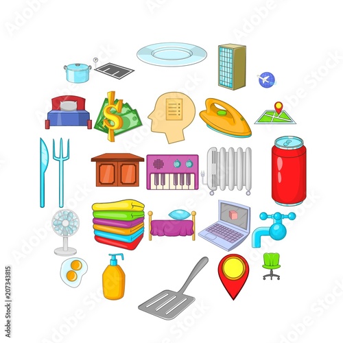 Pub icons set. Cartoon set of 25 pub vector icons for web isolated on white background