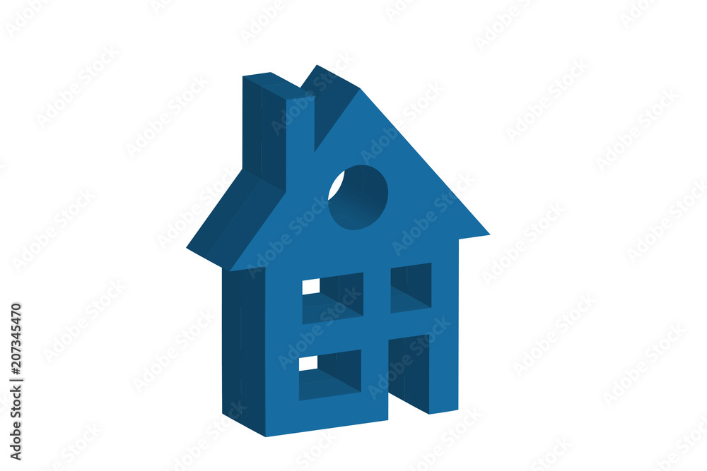 Icono de una casa. Icono de una casa.