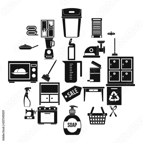 Fireside icons set. Simple set of 25 fireside vector icons for web isolated on white background