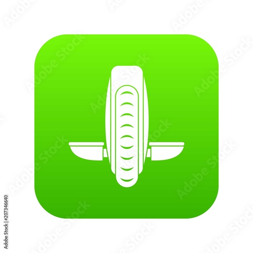 Balance vehicle icon digital green for any design isolated on white vector illustration