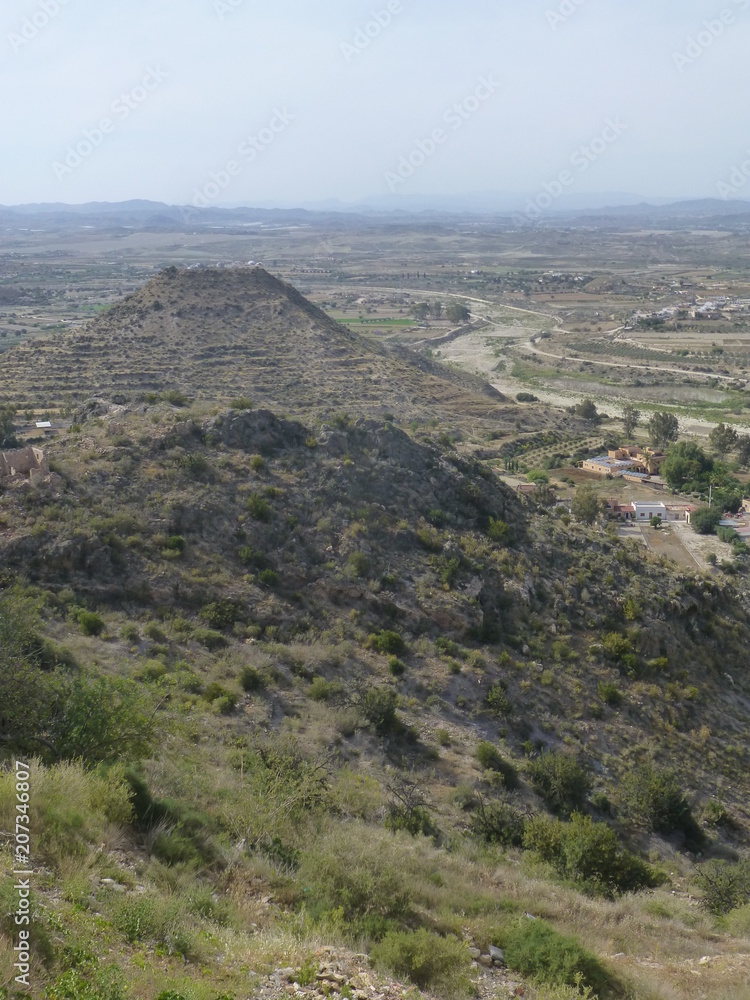 Mojácar, pueblo de Almería, en Andalucía, situado en la comarca del Levante Almeriense  junto al Cabo de Gata (España)
