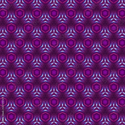 Seamless pattern background. Good for any printed matter, print on fabric or textile, clothes and ceramic. Creative template for design products decoration. Abstract symmetric kaleidoscope wallpaper. 