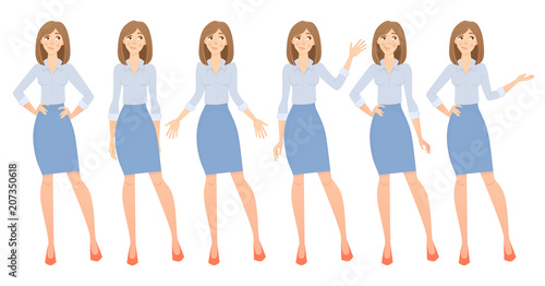 business woman set