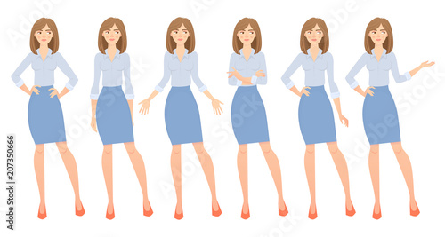 business woman set