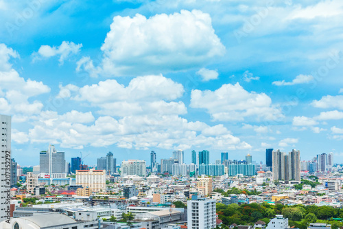 High angle view of building in Bangkok © Niwatn