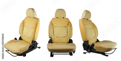 Car seats isolated.
