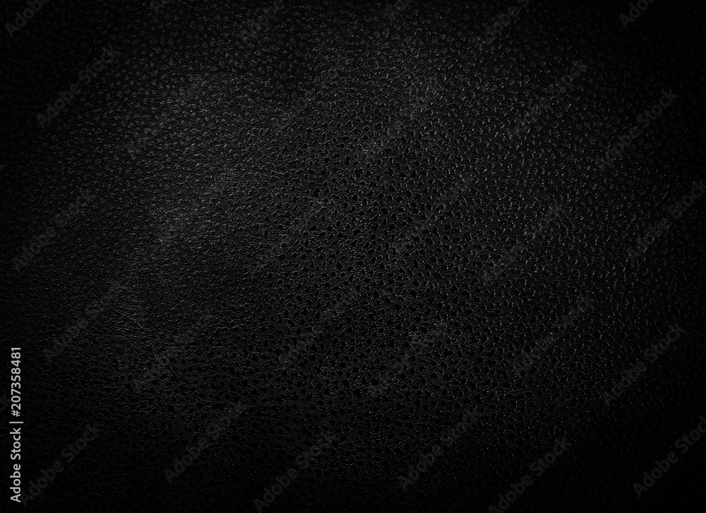 Obraz premium Black leather texture background