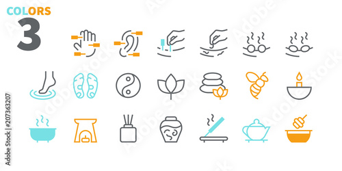 Alternative medicine UI Pixel Perfect Well-crafted Vector Thin Line Icons 48x48 Ready for 24x24 Grid for Web Graphics and Apps with Editable Stroke. Simple Minimal Pictogram Part 2-2