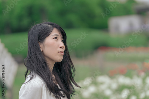 公園で彼女とデート