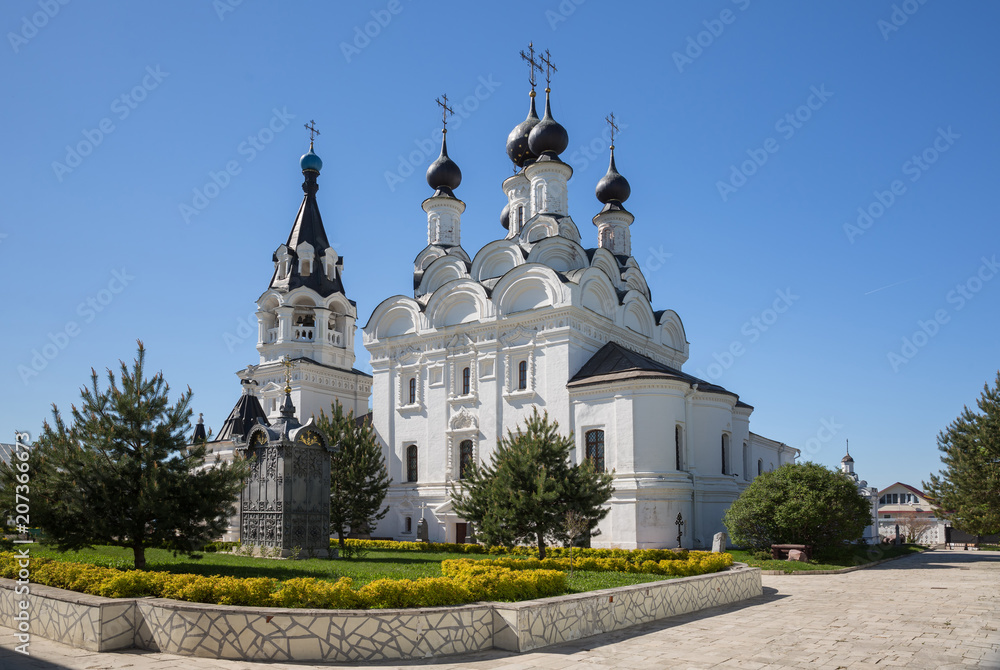 Golden Ring, Russia. Cathedral and bell tower of the Annunciation Monastery, Murom