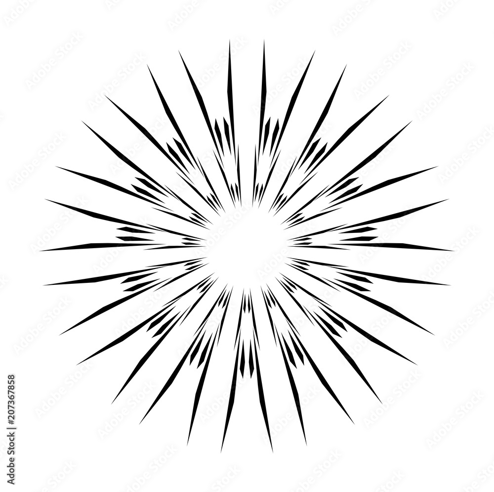 abstract Circular sparkle black rays explosion abstract Circular sparkle black rays explosion