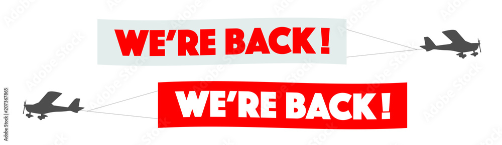 We’re back ! We’re back !