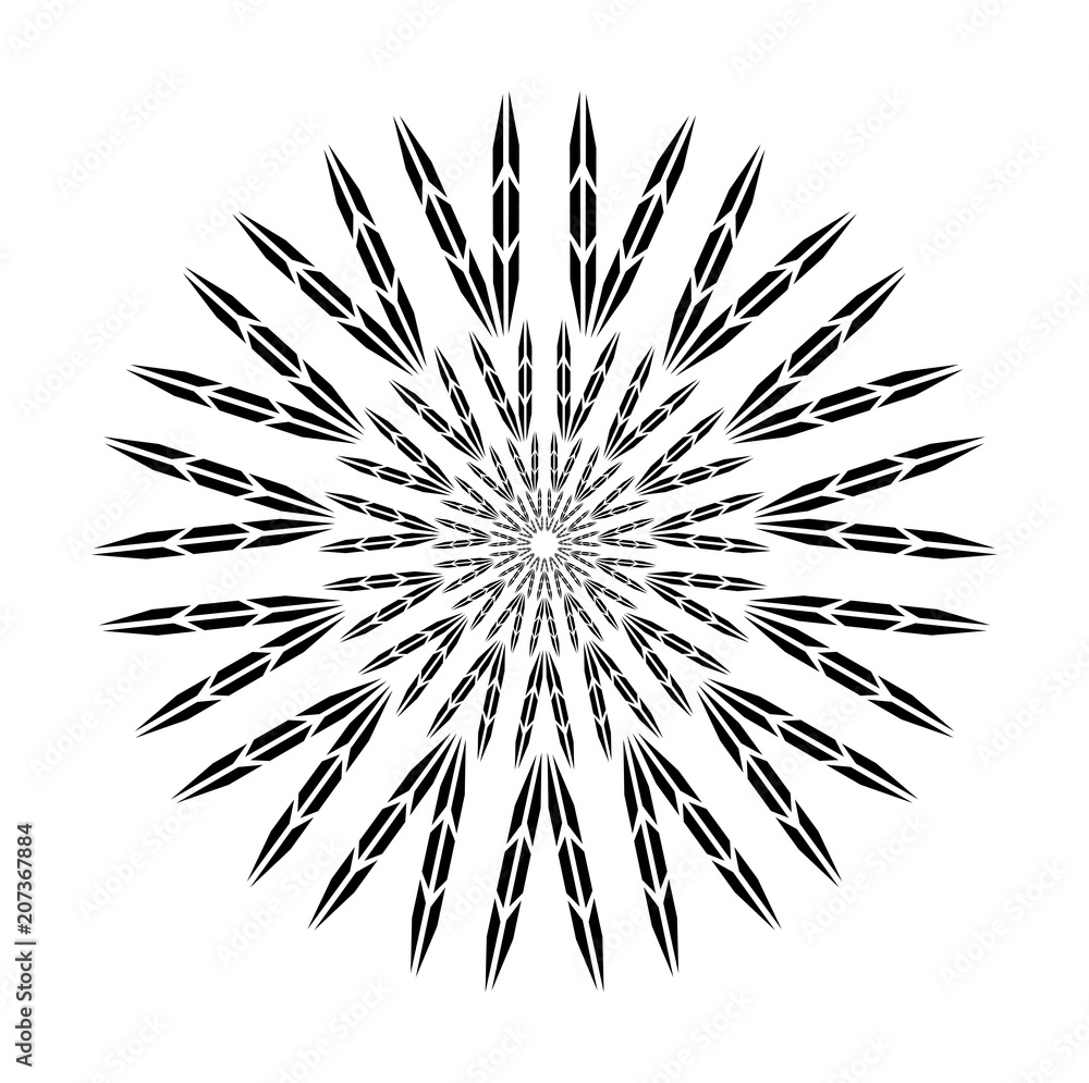 abstract Circular sparkle black rays explosion abstract Circular sparkle black rays explosion