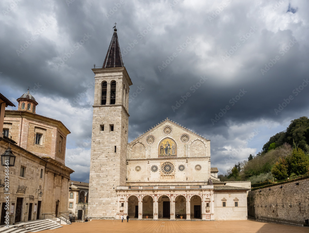 Maria Assunta cathedral in Spoleto, Umbria