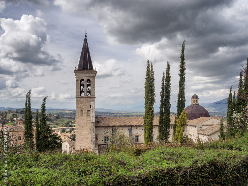 Maria Assunta cathedral in Spoleto, Umbria