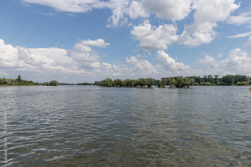 Der Rhein zwischen Ingelheim und Oestrich-Winkel Der Rhein zwischen Ingelheim und Oestrich-Winkel