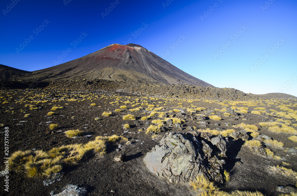 View of volcano at Tongariro Crossing
