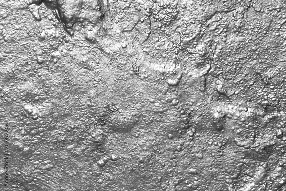 wall with very shiny silver-effect metallic paint wall with very shiny silver-effect metallic paint
