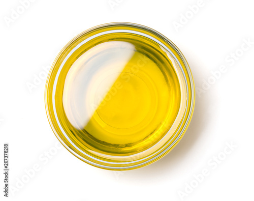 Fotografiet olive oil bowl isolated