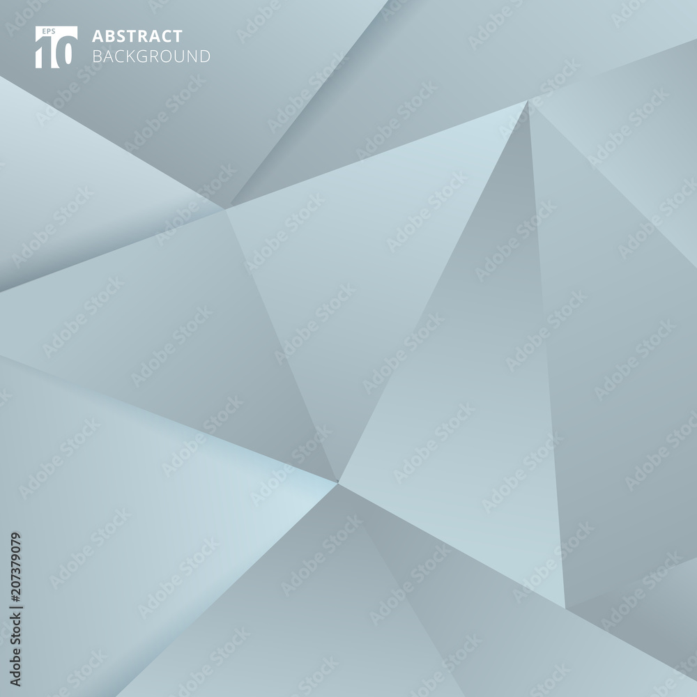Abstract Gray and blue polygonal background. Abstract Gray and blue polygonal background.