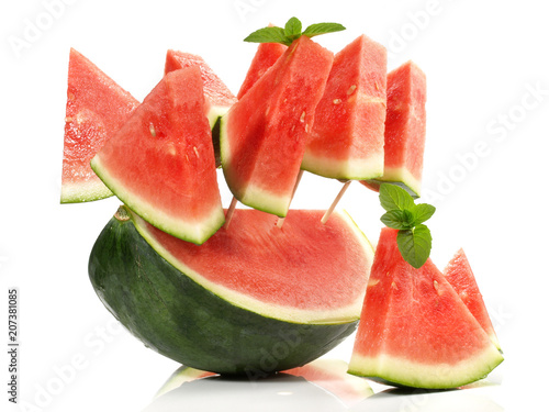 Wassermelone am Stiel