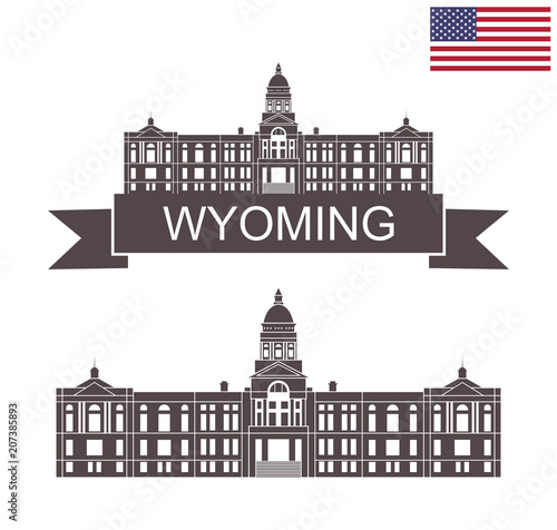 State of Wyoming. Wyoming State Capitol Building. Cheyenne