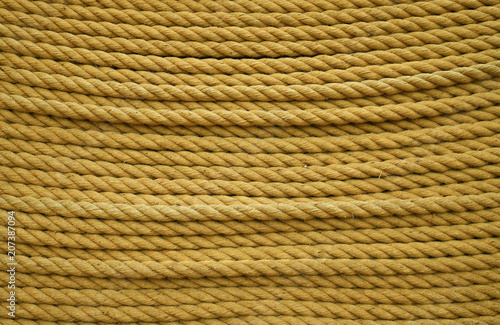 Many ropes are connected