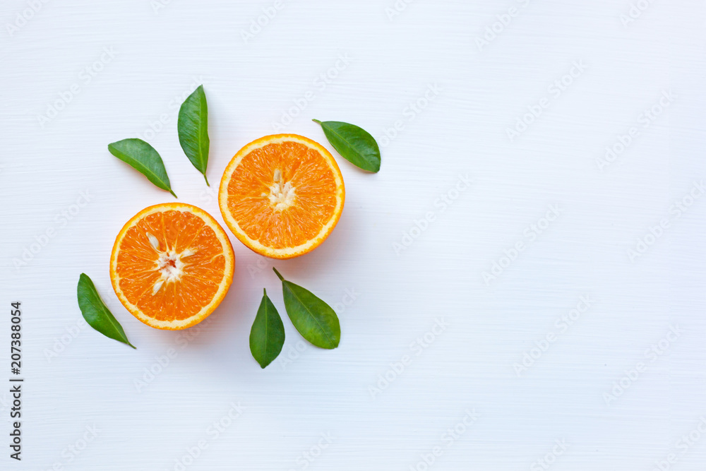 Fresh orange citrus fruit isolated. Fresh orange citrus fruit isolated.