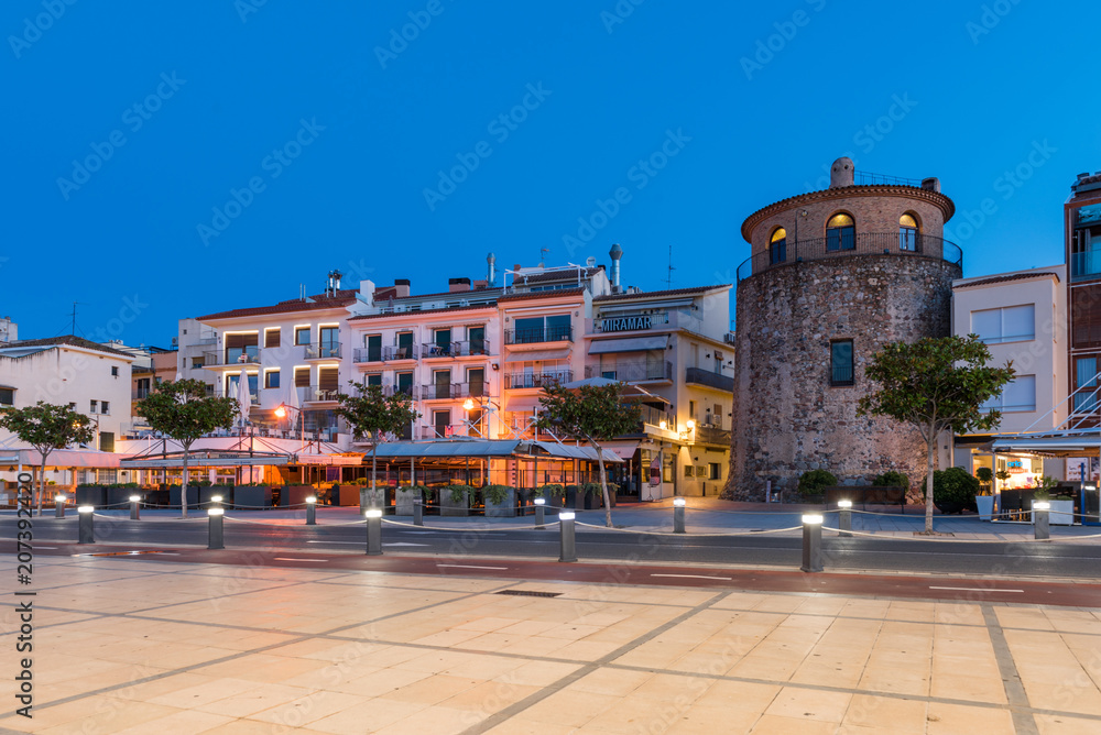custom made wallpaper toronto digitalCAMBRILS, SPAIN - SEPTEMBER 16, 2017: Museu d'Hist'ria de Cambrils - Torre del Port. Copy space for text.