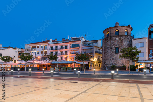 Wallpaper Mural CAMBRILS, SPAIN - SEPTEMBER 16, 2017: Museu d'Hist'ria de Cambrils - Torre del Port. Copy space for text. Torontodigital.ca