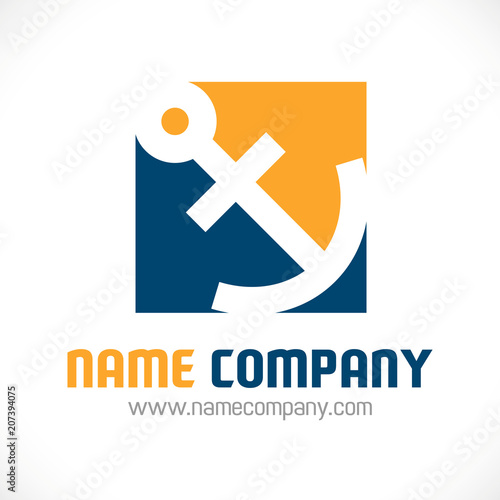 logo transport maritime bateau encre