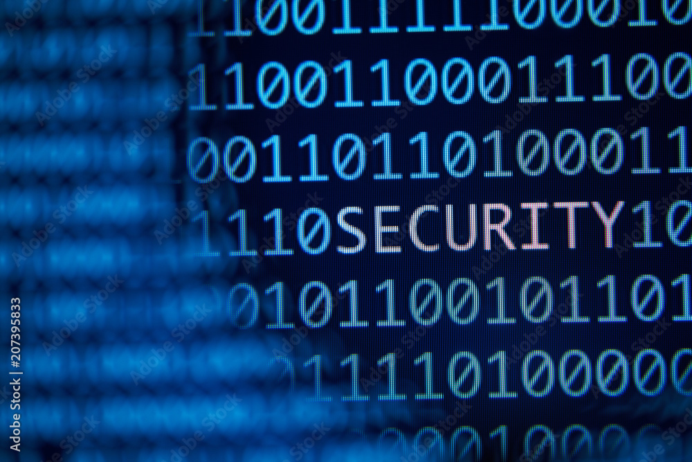 Online data security concept. Online data security concept.