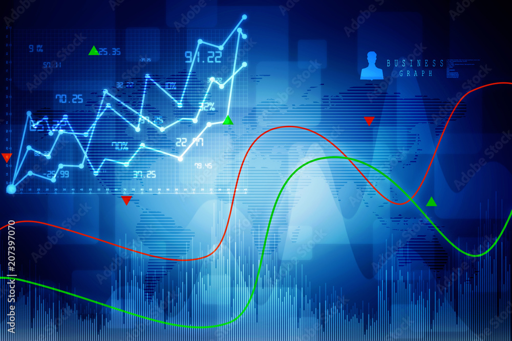 2D Digital Abstract Business Networking background 2D Digital Abstract Business Networking background