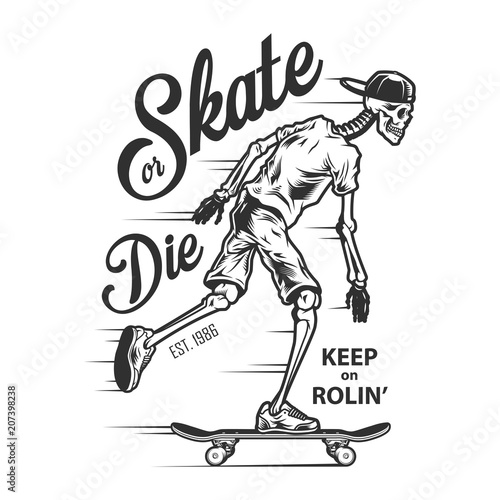 VIntage sport skateboarding label