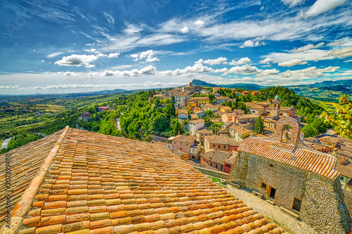 view of Italian medieval village